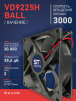 Вентилятор  VD 9225H Ball (качения) 12V, 3000 об.мин, 0,3А - st-e.info - Зеленоград