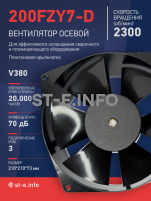 Вентилятор  200FZY7-D  - st-e.info - Зеленоград