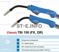 Горелка для полуавтоматической сварки TBi 240-blue-ESG, длина 5 метров - st-e.info - Зеленоград