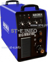 Сварочный полуавтомат инверторный одноблочный Brima MIG/MMA-160 - st-e.info - Зеленоград