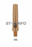 Наконечник М6*45*1,6 (для горелки qtb-500) Panasonic - st-e.info - Зеленоград