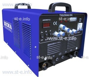 Универсальная установка аргонно-дуговой сварки BRIMA TIG 250 (220) ac/dc - st-e.info - Зеленоград