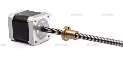 Шаговый двигатель 42HSL48-1204JA08-E150 (Tr8*8) - st-e.info - Зеленоград