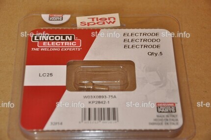 Электрод LC25 арт. W03X0893-75A - st-e.info - Зеленоград