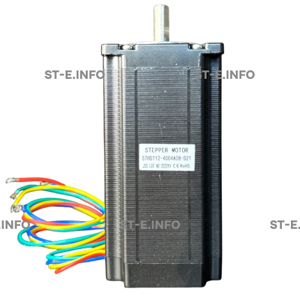 Двухфазный шаговый двигатель 57HS112-4004А08-D21 вал 8,0 мм - st-e.info - Зеленоград