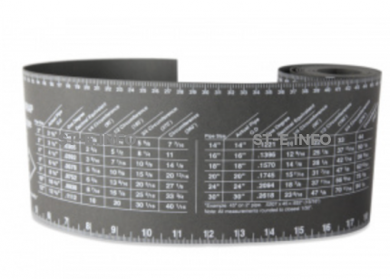 Лента для разметки труб 128mm*4600mm - st-e.info - Зеленоград